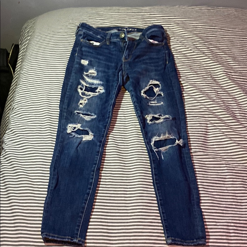 Ripped Blue Jeans